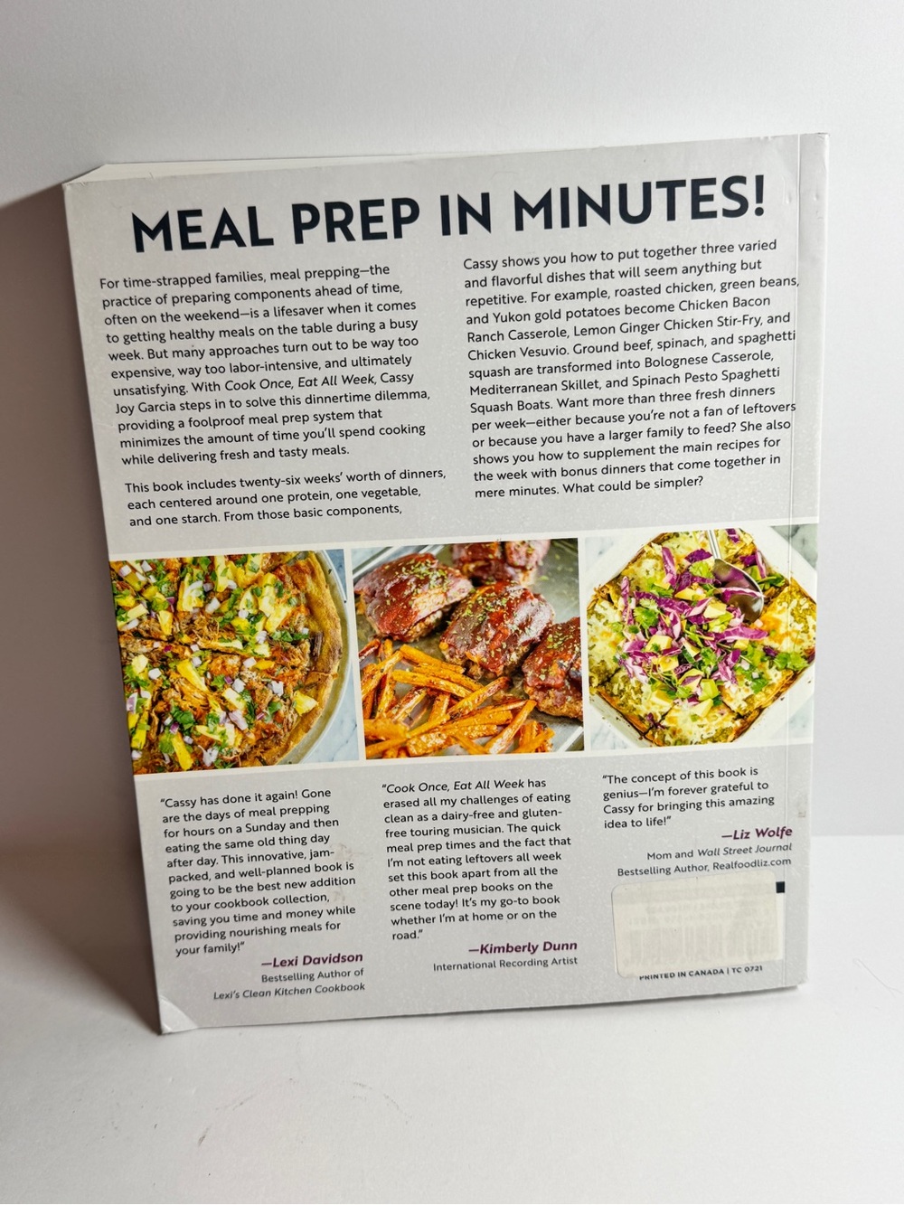 Cook‎ Once Eat All Week Cookbook - - Picture 2 of 2